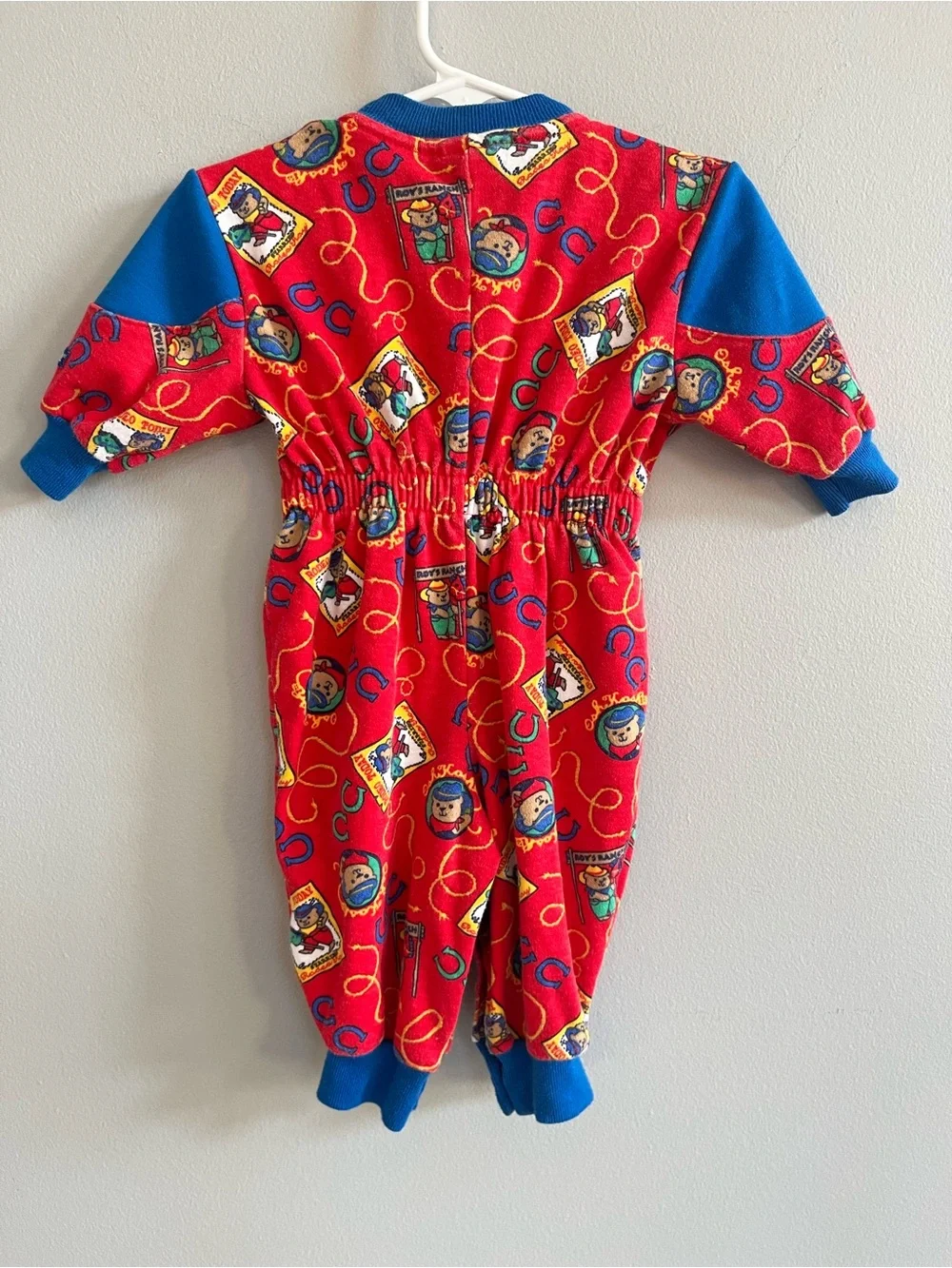 Vintage Osh Kosh One Piece Jumper Size 3-6 months Cowboy Bears USA Western